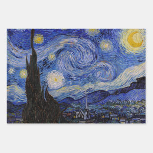 Vincent Van Gogh - The Starry night Wrapping Paper Sheets
