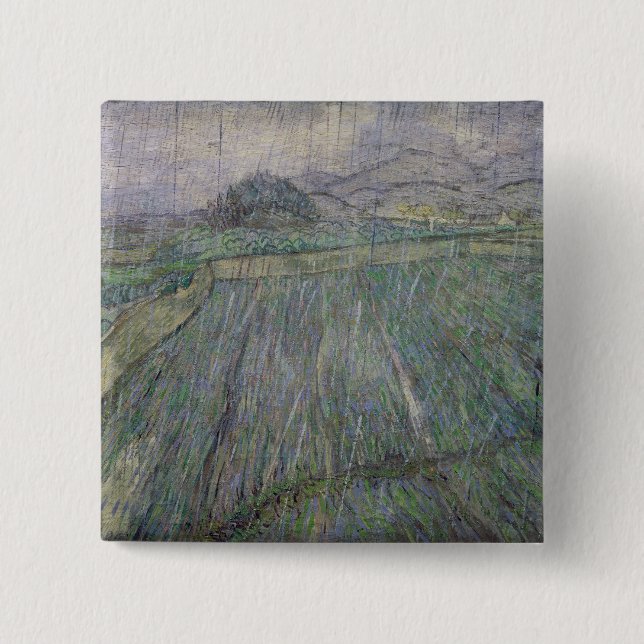 Vincent van Gogh | The Thunder Storm Button (Front)