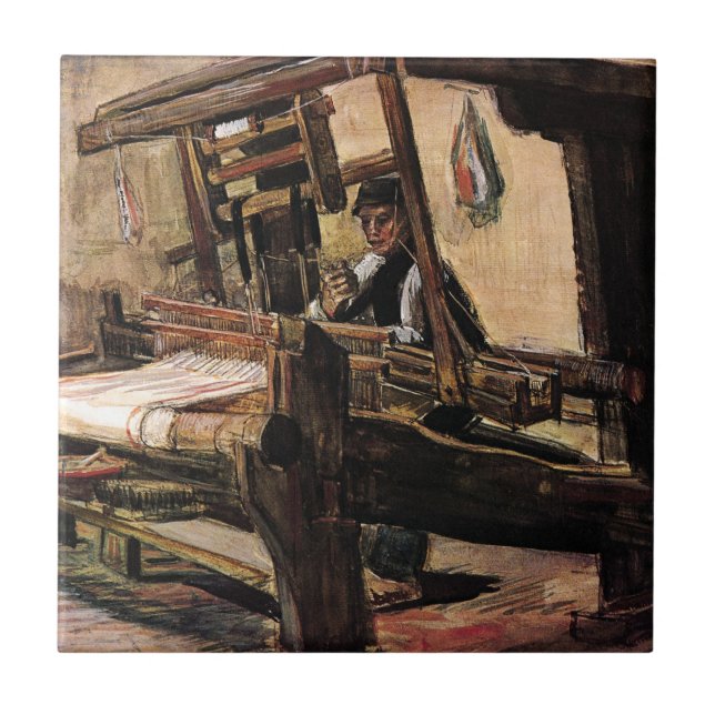 Vincent Van Gogh – The Weaver - Fine Art Ceramic Tile (Front)