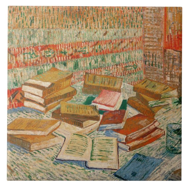 Vincent van Gogh | The Yellow Books, 1887 Tile (Front)