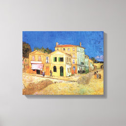 Vincent Van Gogh - The Yellow House - Fine Art Canvas Print