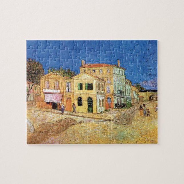 Vincent Van Gogh - The Yellow House - Fine Art Jigsaw Puzzle (Horizontal)