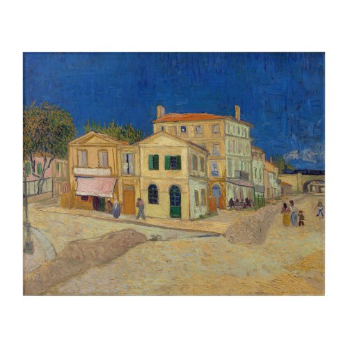 Vincent van Gogh _ The Yellow House  The Street Acrylic Print