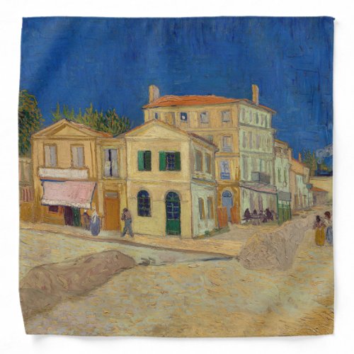 Vincent van Gogh _ The Yellow House  The Street Bandana