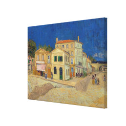 Vincent van Gogh - The Yellow House / The Street Canvas Print