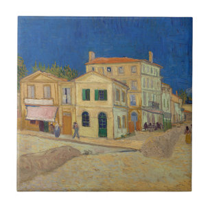 Vincent van Gogh - The Yellow House / The Street Ceramic Tile