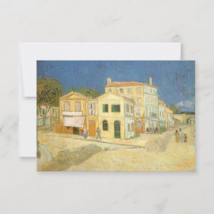 Vincent van Gogh - The Yellow House (The Street) Invitation