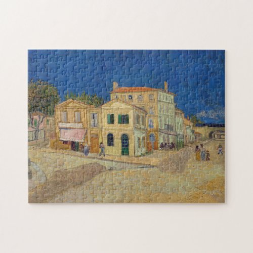 Vincent van Gogh _ The Yellow House  The Street Jigsaw Puzzle