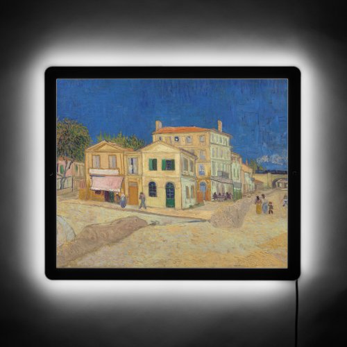 Vincent van Gogh _ The Yellow House  The Street LED Sign