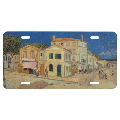 Vincent van Gogh _ The Yellow House  The Street License Plate