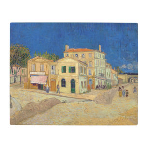 Vincent van Gogh - The Yellow House / The Street Metal Print