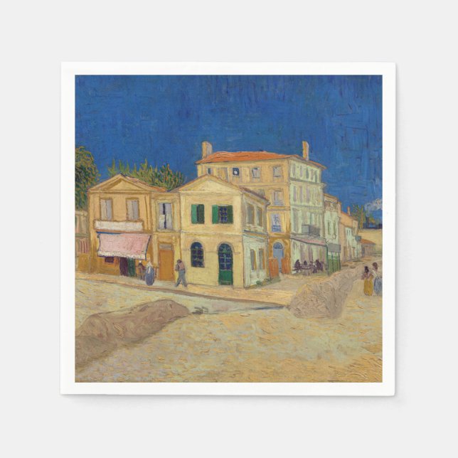 Vincent van Gogh - The Yellow House / The Street Napkins (Front)