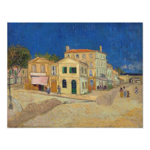 Vincent van Gogh _ The Yellow House  The Street Photo Print
