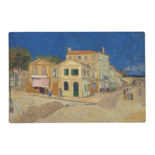 Vincent van Gogh _ The Yellow House  The Street Placemat