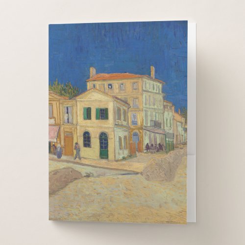 Vincent van Gogh _ The Yellow House  The Street Pocket Folder