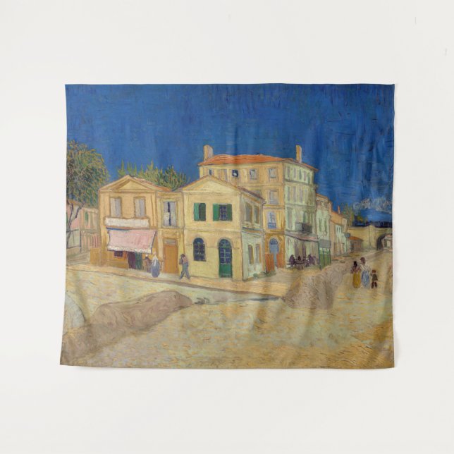 Vincent van Gogh - The Yellow House / The Street Tapestry (Front (Horizontal))