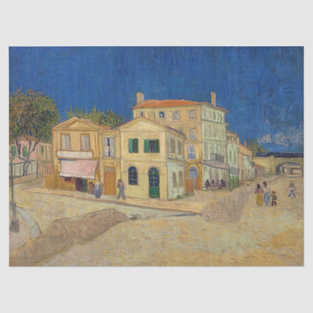 Vincent van Gogh - The Yellow House / The Street Tissue Paper (Front)