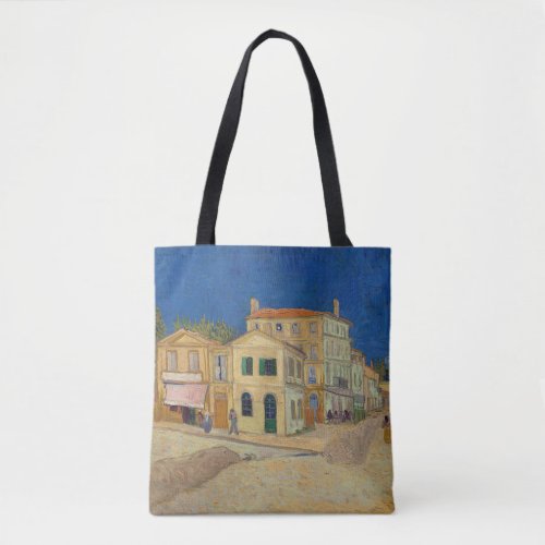 Vincent van Gogh _ The Yellow House  The Street Tote Bag