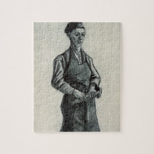 Vincent van Gogh   The Young Blacksmith, 1882 Jigsaw Puzzle