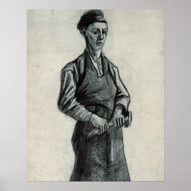 Vincent van Gogh | The Young Blacksmith, 1882 Poster (Front)