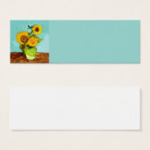 Vincent Van Gogh Three Sunflowers In A Vase (Front & Back)