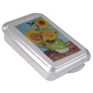 Vincent Van Gogh - Three Sunflowers in a Vase Cake Pan