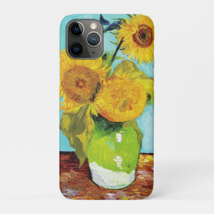 Vincent Van Gogh Three Sunflowers In a Vase iPhone 11 Pro Case