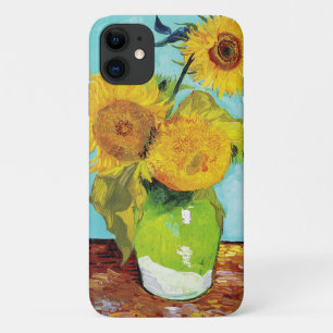 Vincent Van Gogh Three Sunflowers In a Vase iPhone 11 Case