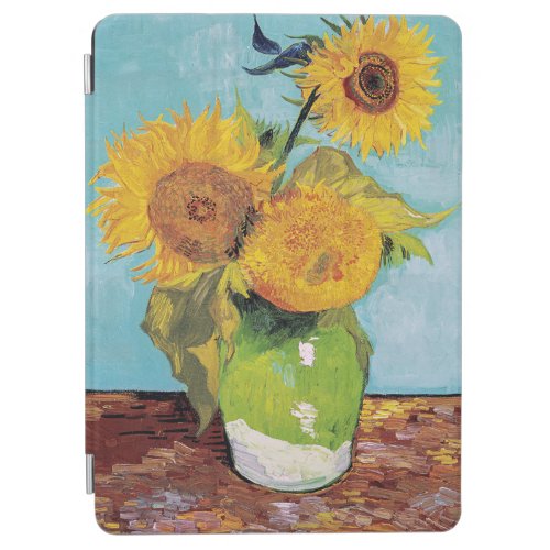 Vincent Van Gogh _ Three Sunflowers in a Vase iPad Air Cover