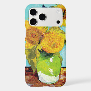 Vincent Van Gogh Three Sunflowers In a Vase iPhone 17 Pro Max Case