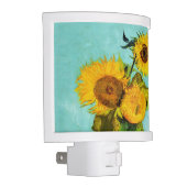 Vincent Van Gogh Three Sunflowers In A Vase Night Light (Right)