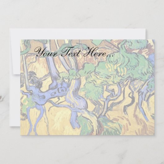 Vincent Van Gogh - Tree Roots And Trunks Fine Art (Front)