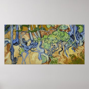 Vincent Van Gogh - Tree Roots Poster by Amazing_Posters at Zazzle