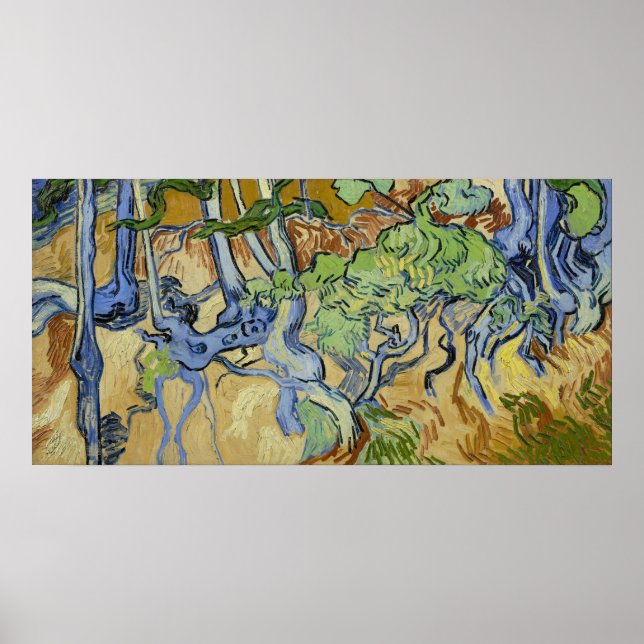 Vincent van Gogh - Tree roots Poster (Front)