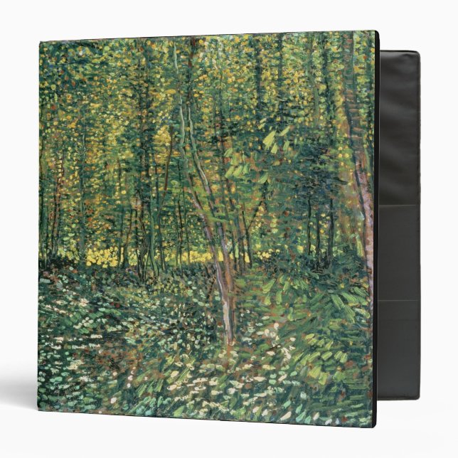 Vincent van Gogh | Trees and Undergrowth, 1887 3 Ring Binder (Front/Inside)