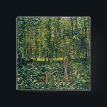 Vincent van Gogh | Trees and Undergrowth, 1887 Button<br><div class="desc">Image Collection Number:  XTD68222  Trees and Undergrowth,  1887 (oil on canvas). Gogh,  Vincent van (1853-90) oil on canvas. Van Gogh Museum,  Amsterdam,  The Netherlands .  1887</div>