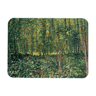 Vincent van Gogh Trees and Undergrowth, 1887 Magnet