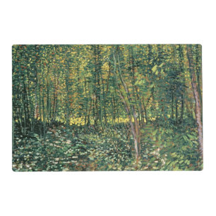 Vincent van Gogh Trees and Undergrowth, 1887 Placemat