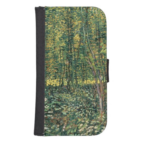 Vincent van Gogh  Trees and Undergrowth 1887 Samsung S4 Wallet Case