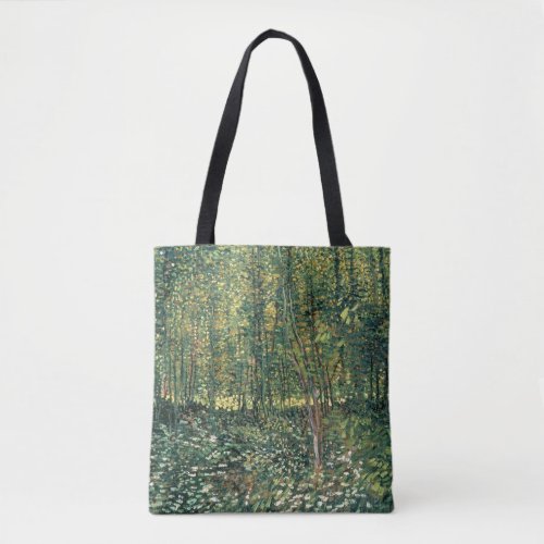 Vincent van Gogh  Trees and Undergrowth 1887 Tote Bag