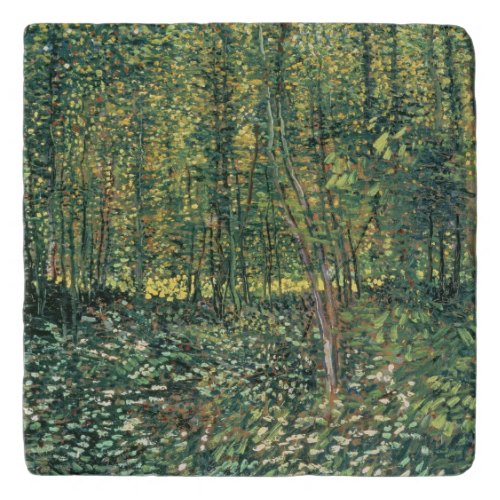 Vincent van Gogh  Trees and Undergrowth 1887 Trivet