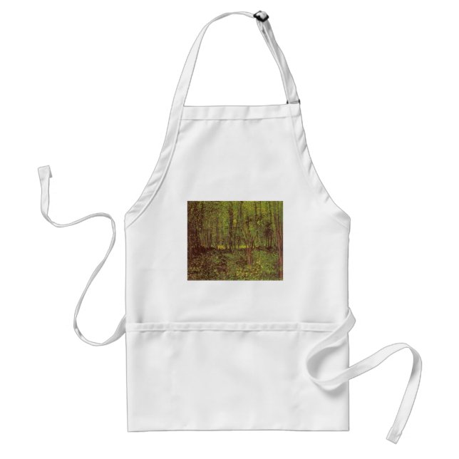 Vincent van Gogh - Trees and Undergrowth Adult Apron (Front)