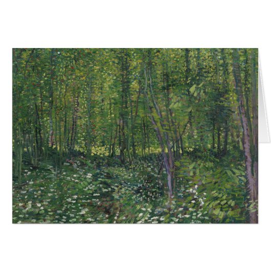 Vincent van Gogh - Trees and Undergrowth Cards (Front Horizontal)