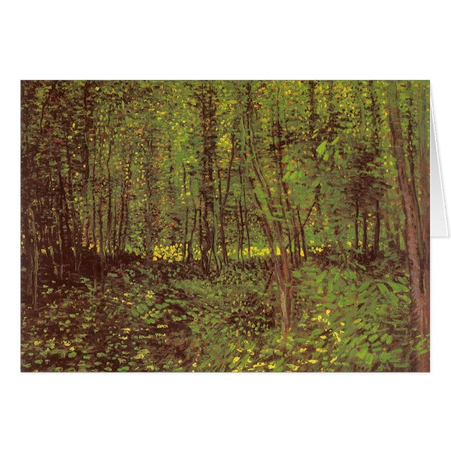 Vincent van Gogh - Trees and Undergrowth Cards (Front Horizontal)