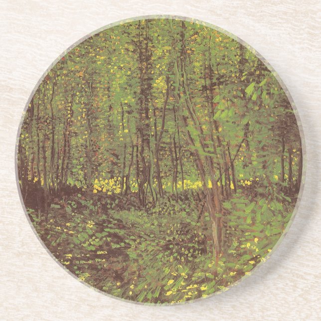 Vincent van Gogh - Trees and Undergrowth Coaster (Front)