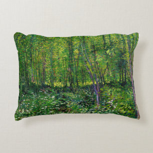 Vincent Van Gogh Trees And Undergrowth Decorative Pillow
