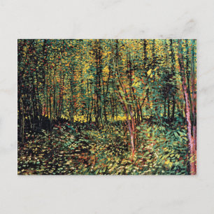 Vincent Van Gogh - Trees And Undergrowth Fine Art Postcard