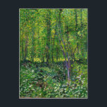 Vincent Van Gogh Trees And Undergrowth Postcard<br><div class="desc">Artist: Vincent van Gogh
Title: Trees and Undergrowth
Date: 1887
Media: Canvas,  Oil paint
Style: Modern art,  Post-Impressionism
Genre: Landscape</div>