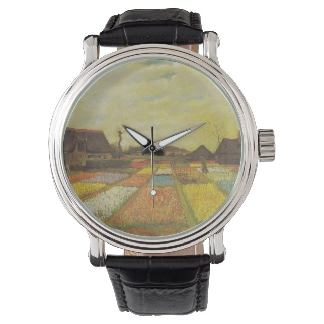 Vincent Van Gogh Tulip Fields Gift Classy Watch (Front)