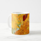 Vincent Van Gogh Twelve Sunflowers In a Vase Art Coffee Mug (Front Left)